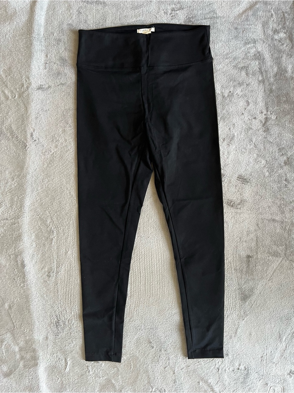 Matty M Black Live-In Leggings Women’s Medium NWT High Rise Stretch